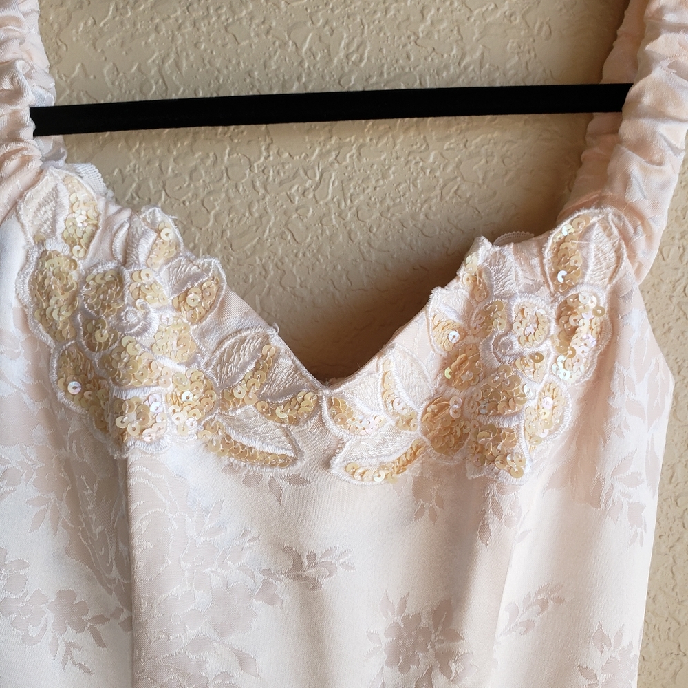 Jessica McClintock GunneSax Vintage Semi-formal Dress Brocade Size 3/4 - Picture 4 of 16